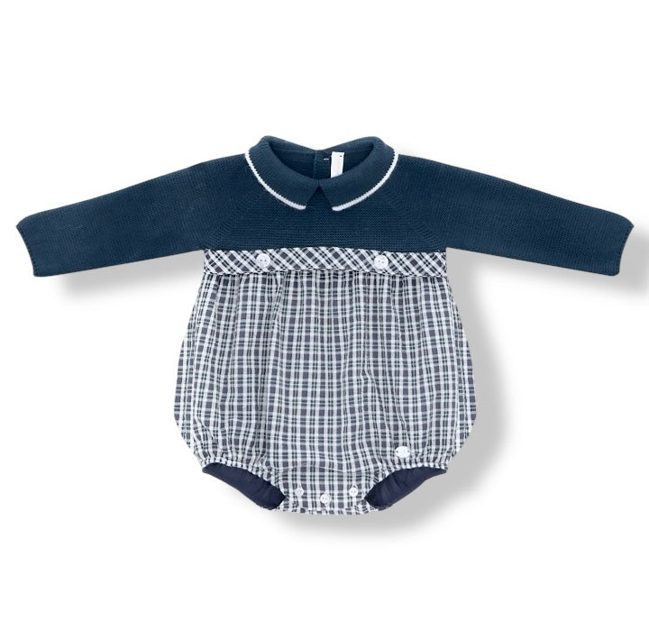 Pelele Punto Marino Dark Blue