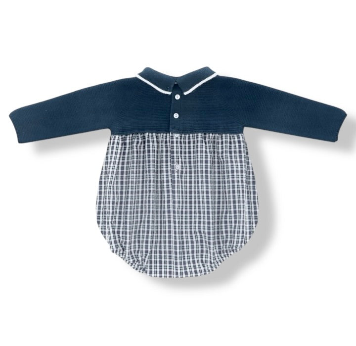 Pelele Punto Marino Dark Blue
