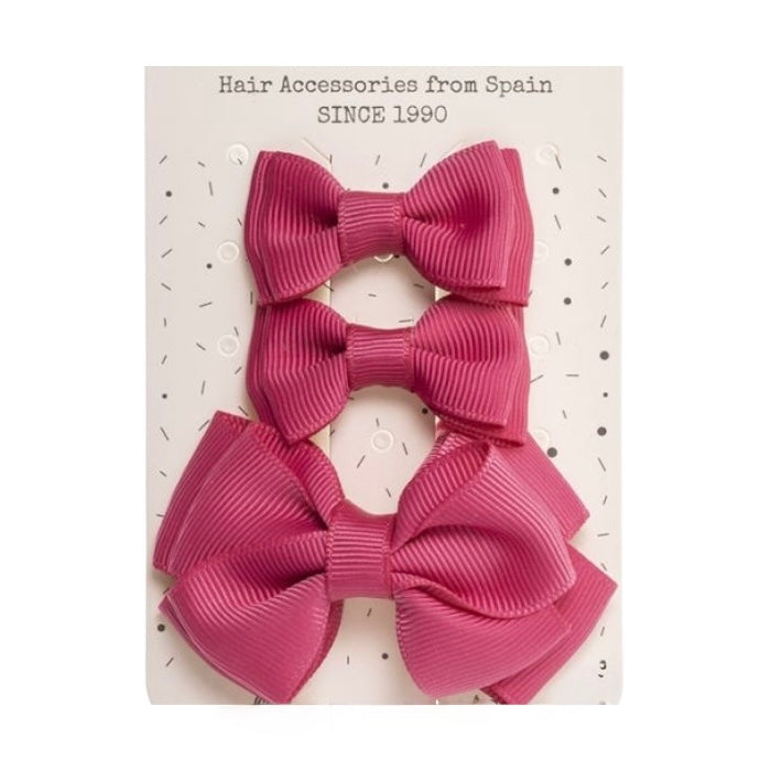 Tripack de Lazos Fuchsia