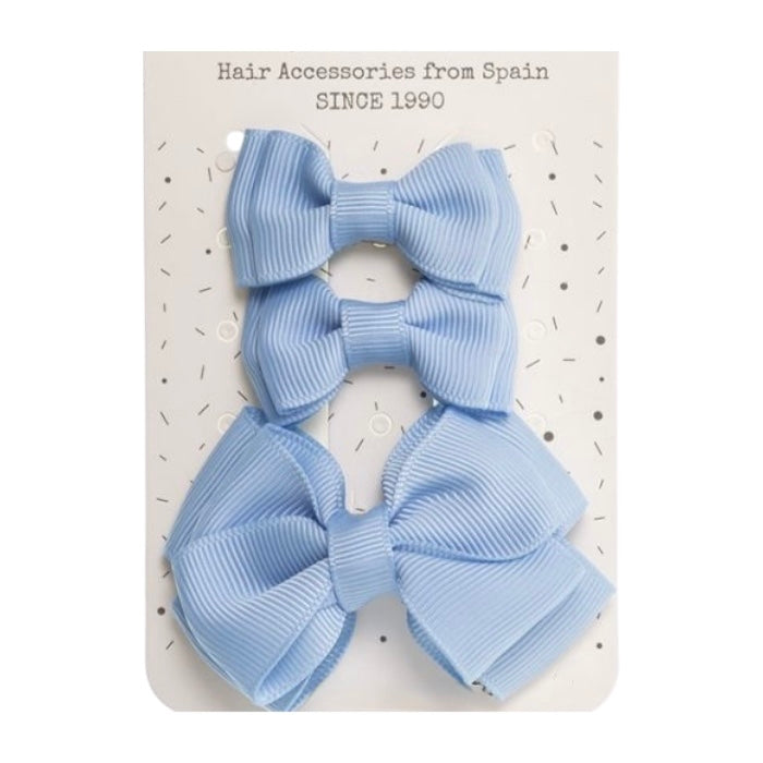 Tripack de Lazos Azul Celeste