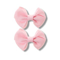 Par de Pinzas de Lazo Rosa Bebe
