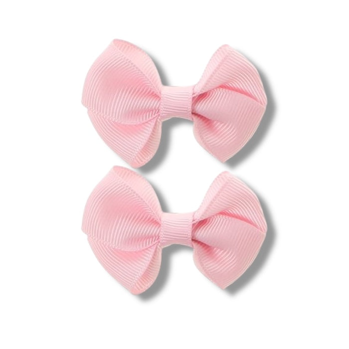 Par de Pinzas de Lazo Rosa Bebe