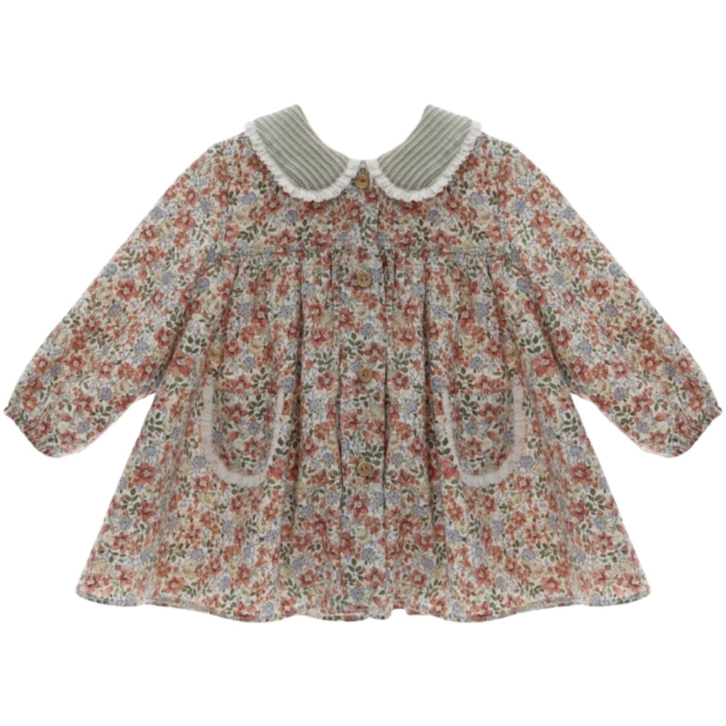 Vestido Estampado Floral Colección Bordados