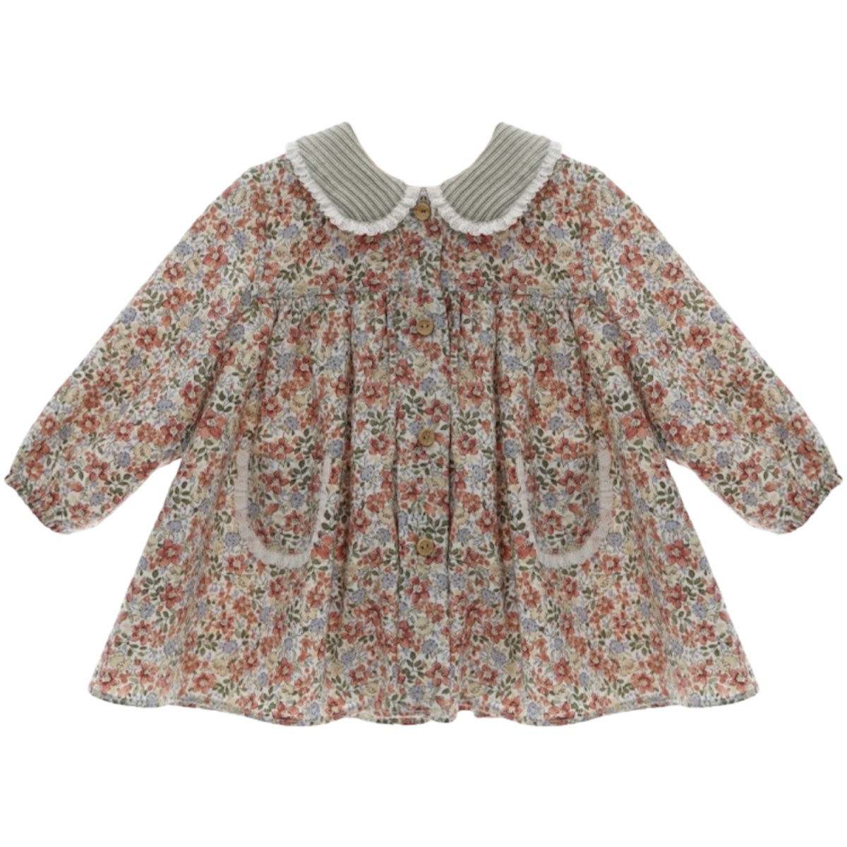 Vestido Estampado Floral Colección Bordados