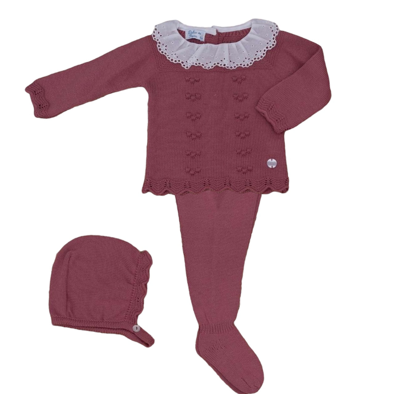 Conjunto Perle Berenjena con Capota