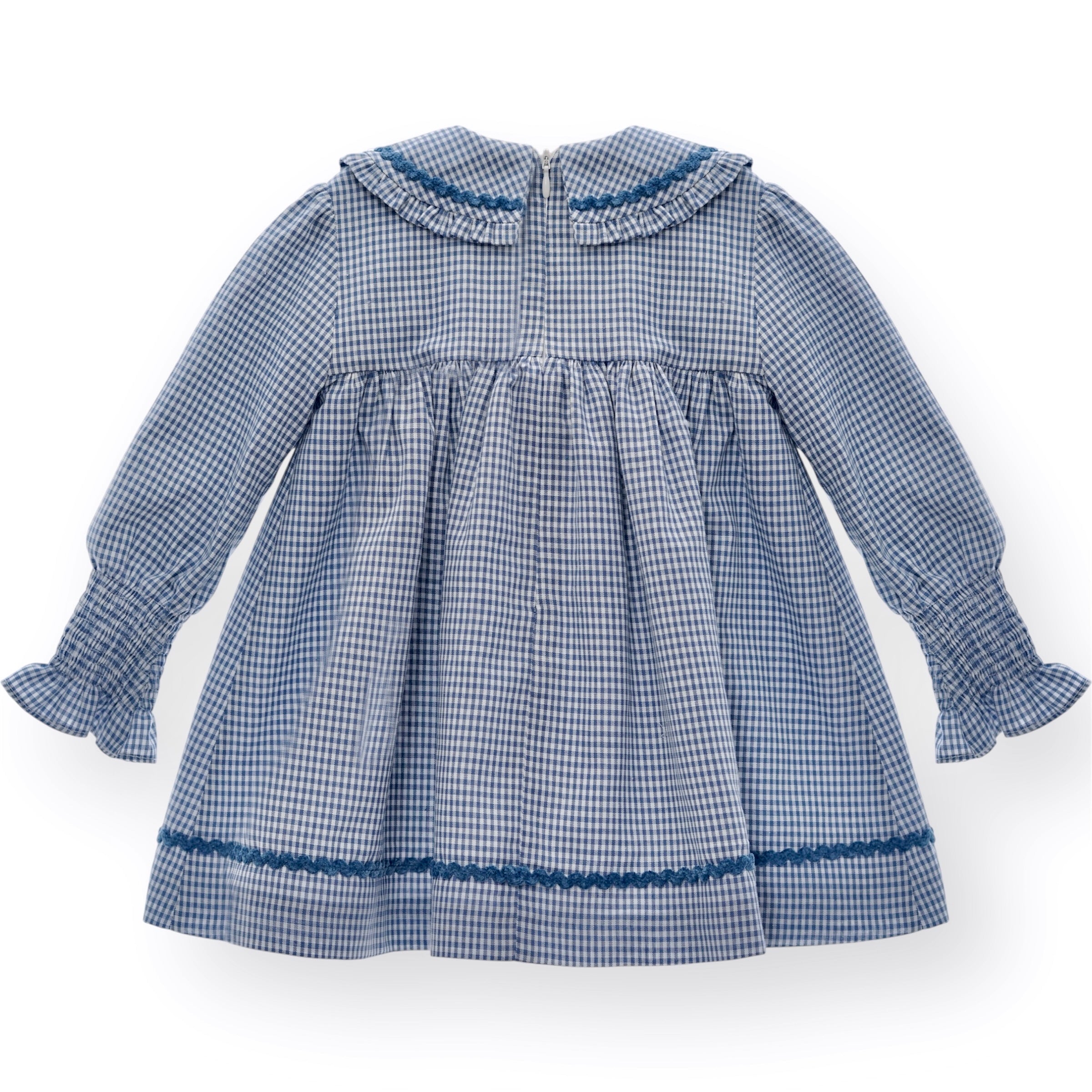 Vestido Colección Seda Azul Empolvado