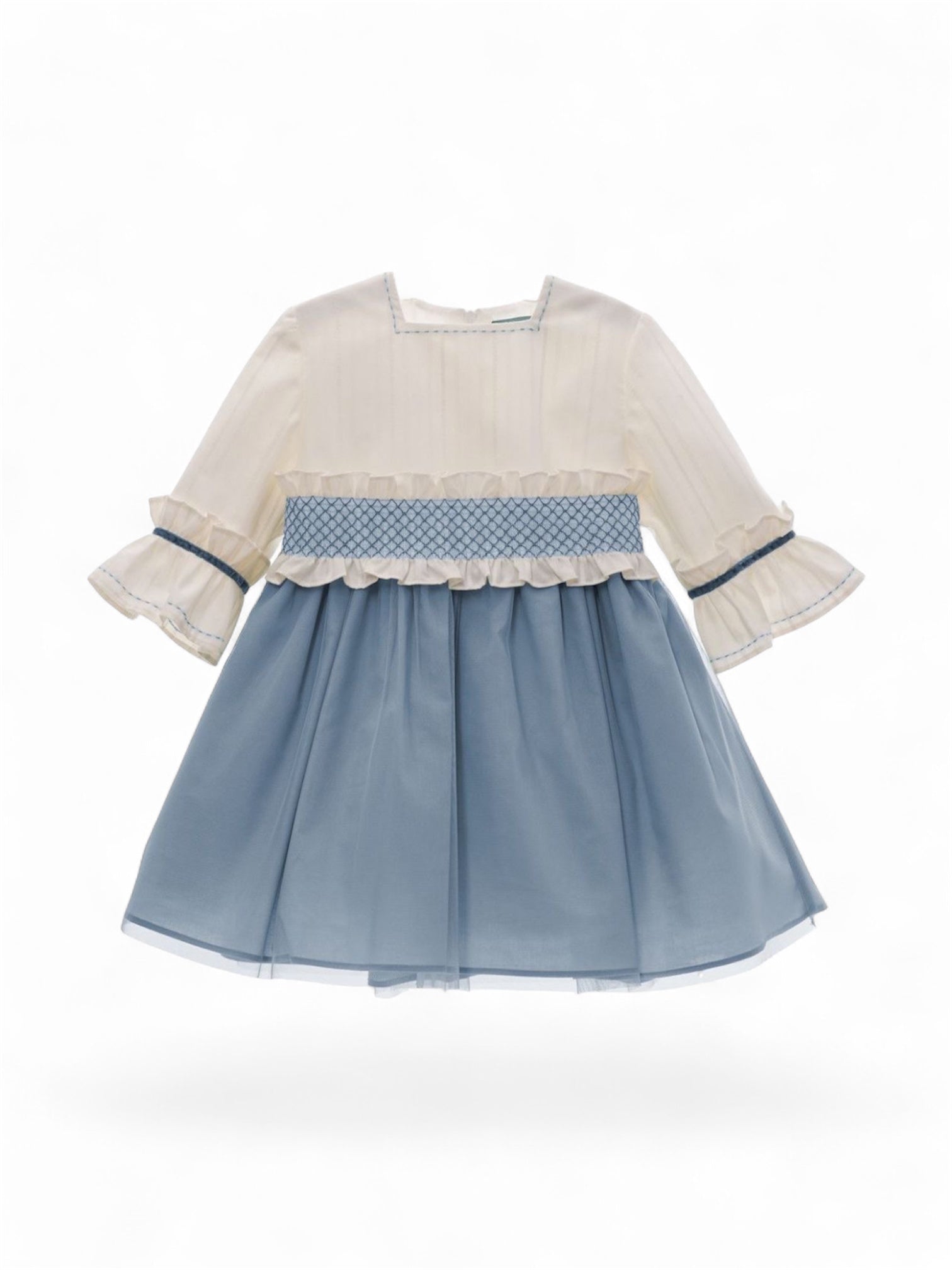 Vestido Ceremonia Colección Manila Azul