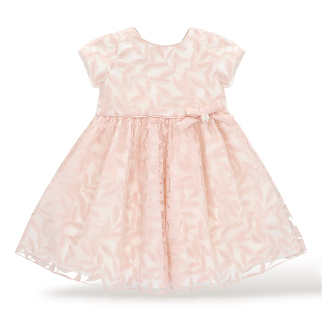 Vestido Blonda Rosa Colección Calgary