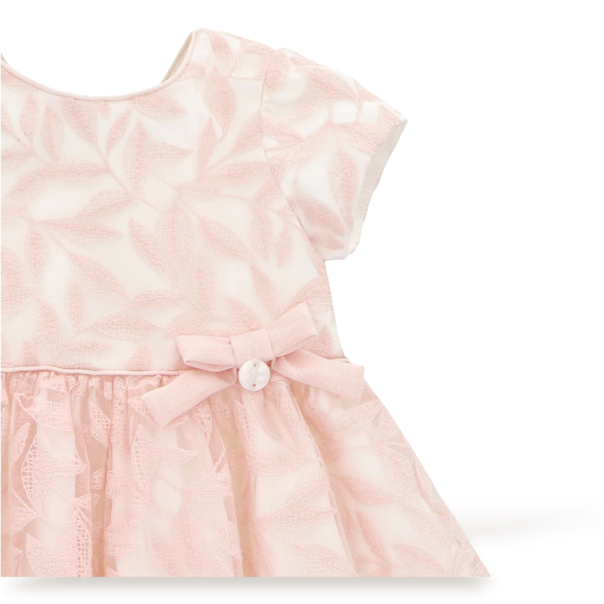 Vestido Blonda Rosa Colección Calgary