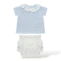 Conjunto de Punto Azul Empolvado Coleccion Ottawa