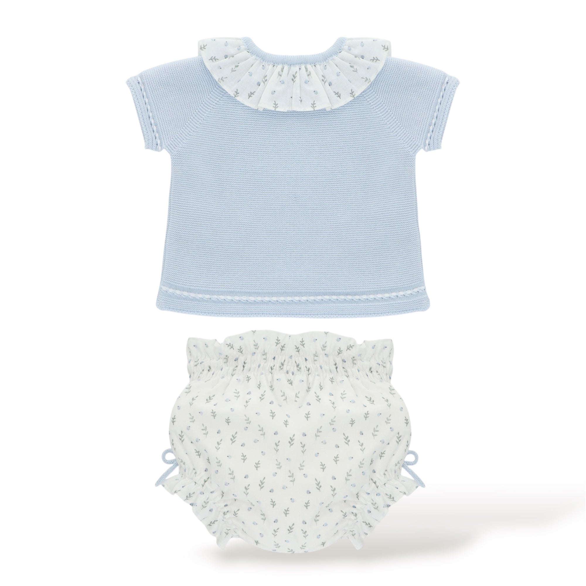 Conjunto de Punto Azul Empolvado Coleccion Ottawa