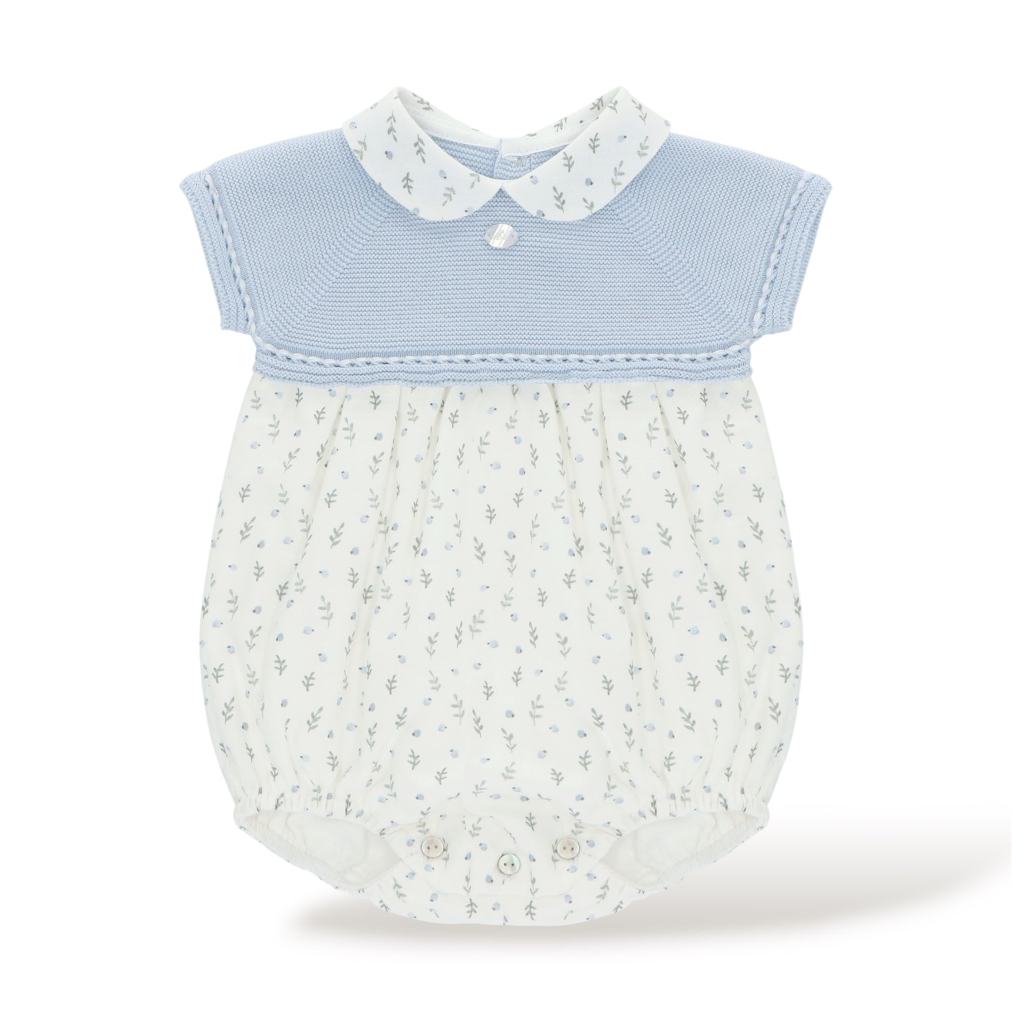 Pelele de Punto Azul Empolvado Coleccion Ottawa