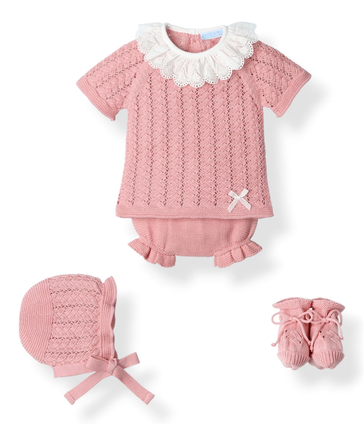 Conjunto Perle 4 Piezas Cuello Blonda Blossom