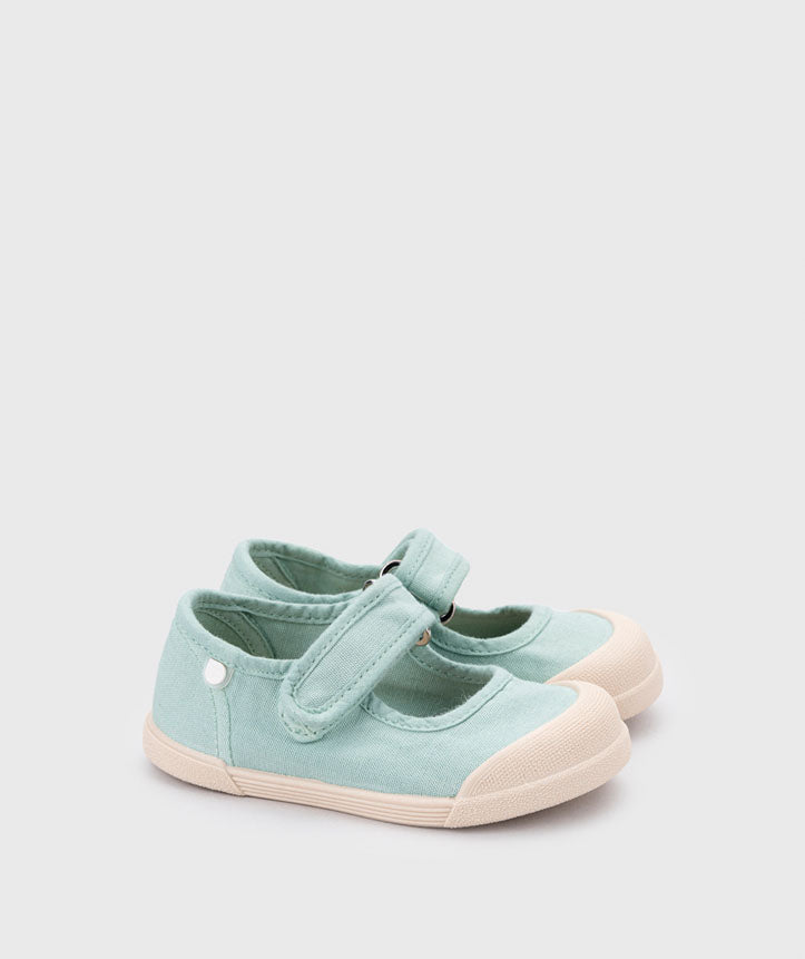 Merceditas de Lona Barefoot Menta