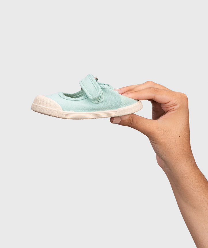Merceditas de Lona Barefoot Menta