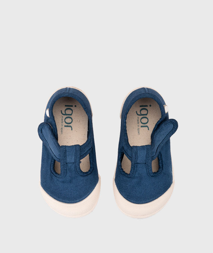 Pepitos de Lona Barefoot Marino