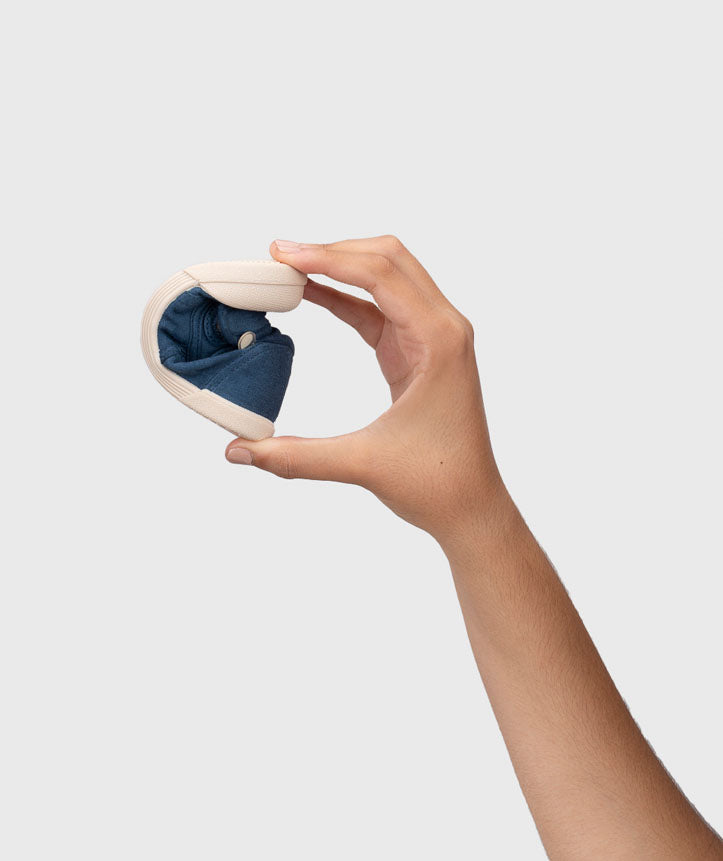 Zapato Lona Marino con Cierre Magico