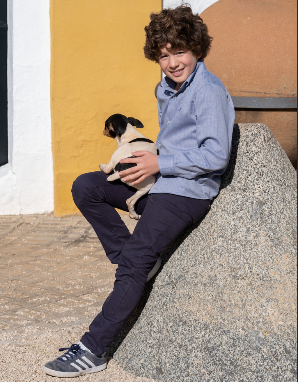 Pantalón Sarga Marino