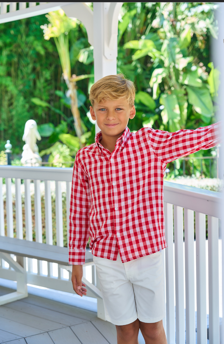 Camisa Vichy Roja