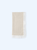 Toquilla Natural de Encaje Bordado Blanco