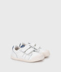 Tennis de Piel Barefoot Blancos con Azul