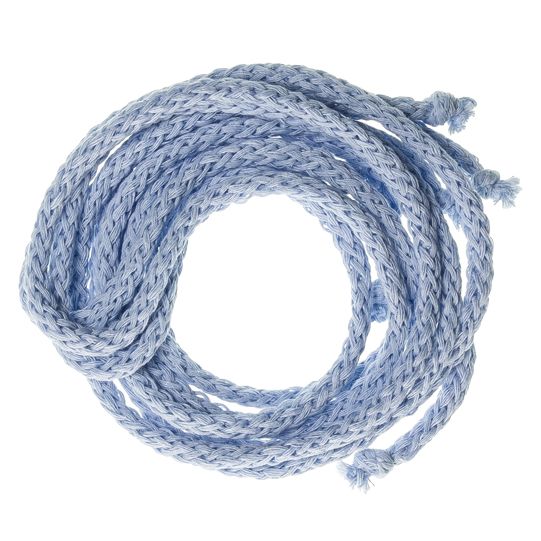Cordon Algodón Para Lazo Personalizado Azul Celeste