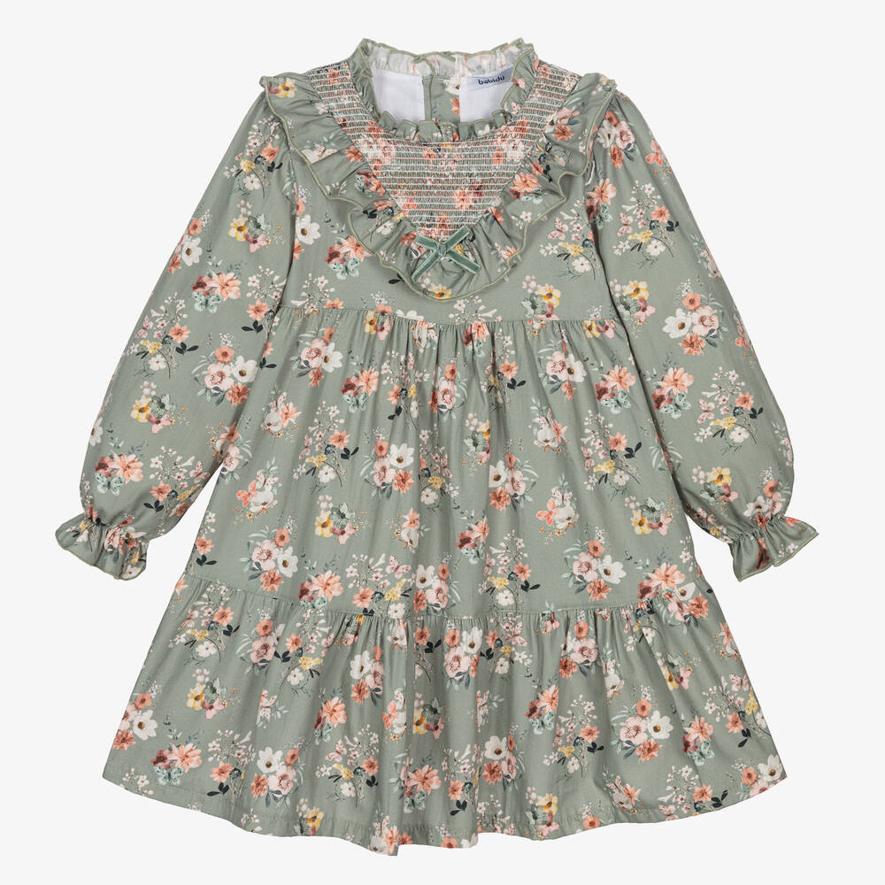 Vestido Manga Larga de Flores Acacia