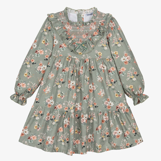 Vestido Manga Larga de Flores Acacia