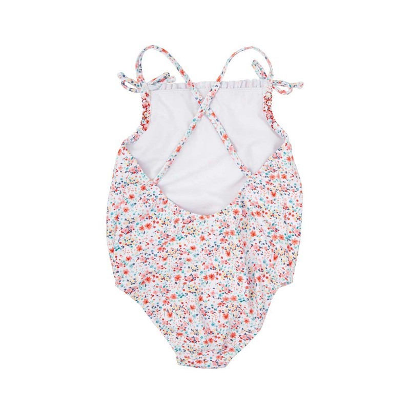 Traje de Baño Entero con Nido de Abeja