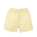 Short de Baño Vichy Amarillo