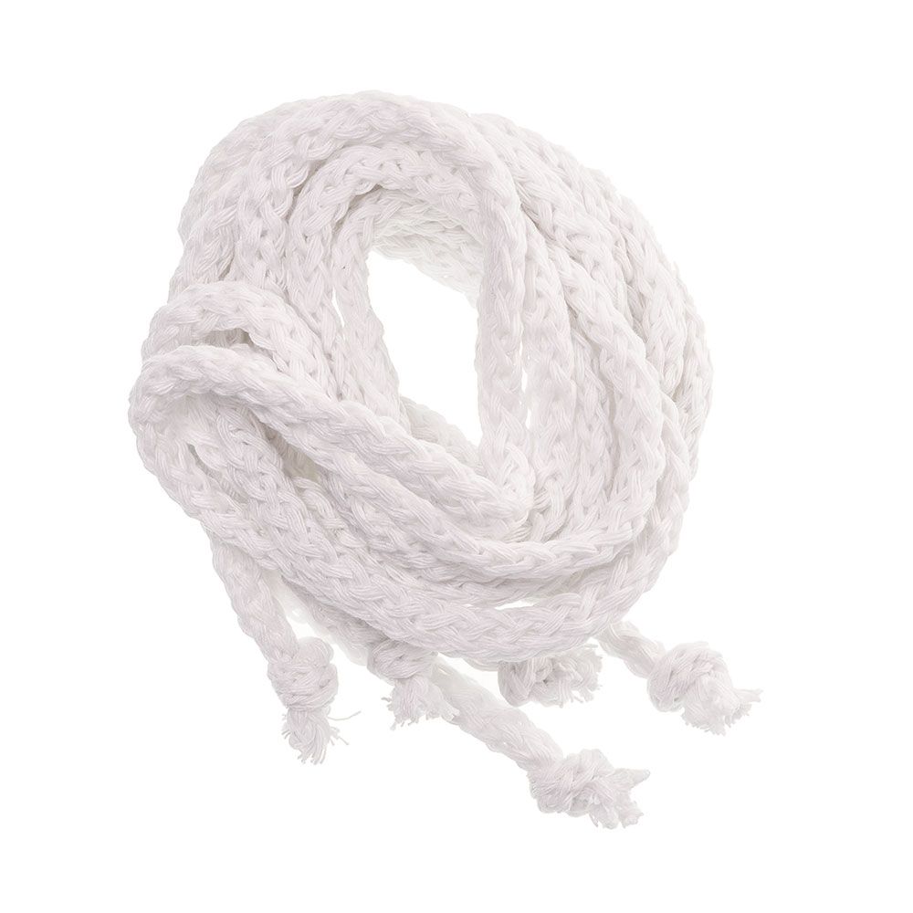 Cordon Algodón Para Lazo Personalizado Blanco
