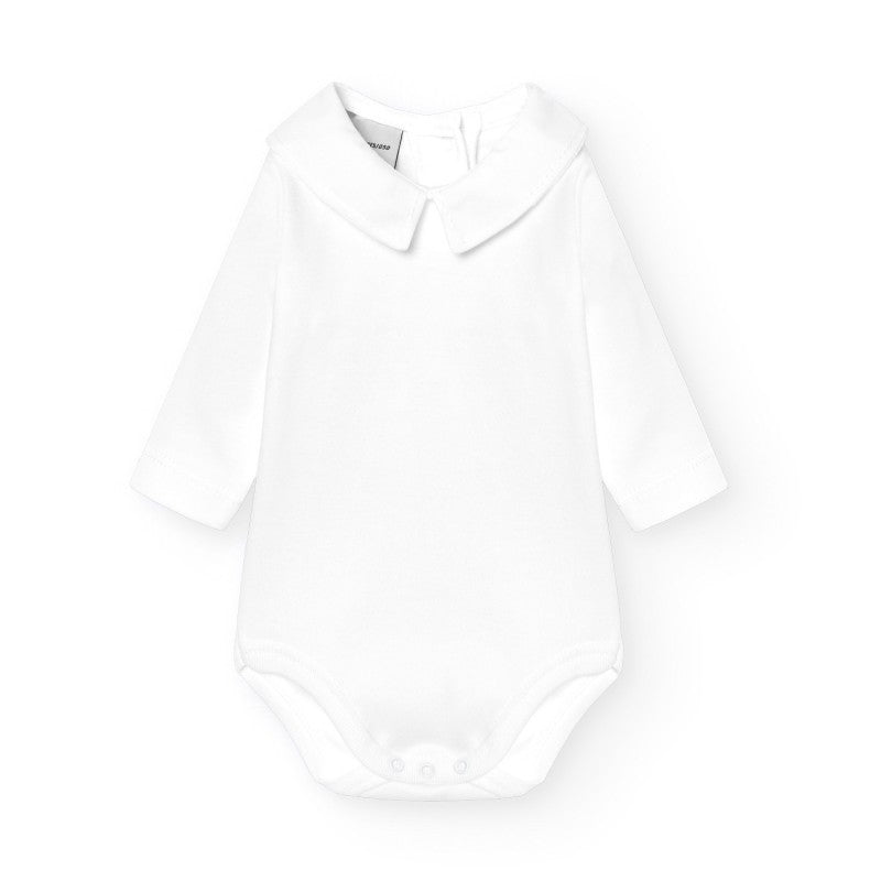 Body Manga Larga Cuello Polo