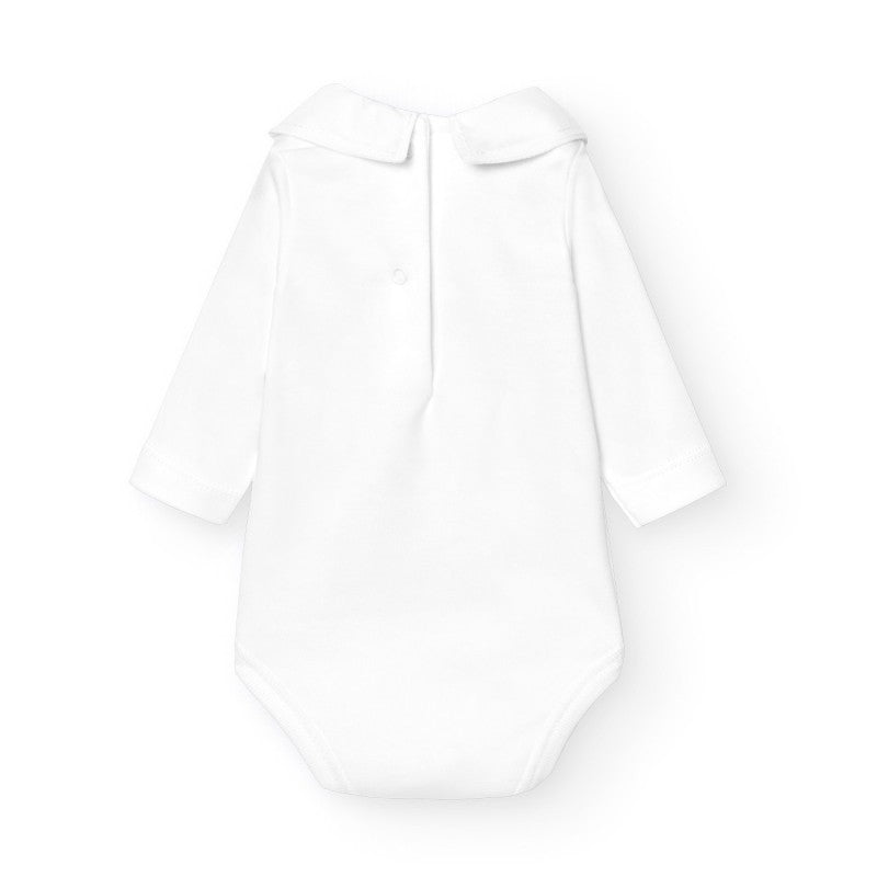 Body Manga Larga Cuello Polo