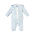 Conjunto Celeste con Capucha Viento