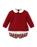 Conjunto Baby Guinda - vista delantera