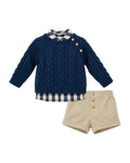 Conjunto Niño 3 Piezas Camelia Náutico - vista delantera