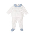 Pijama 2 Piezas con Bordado Nido de Abeja Miel