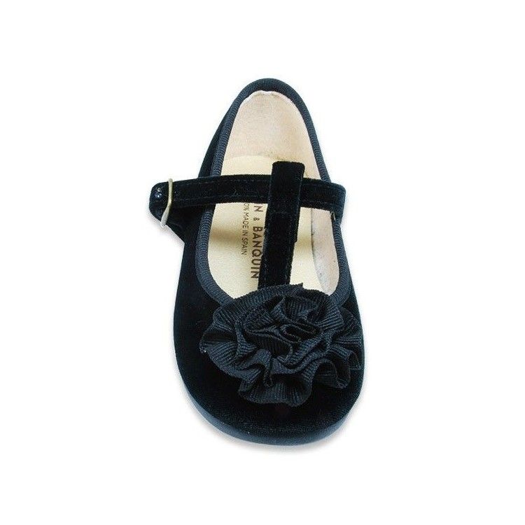 Mercedita Terciopelo Flor Negra