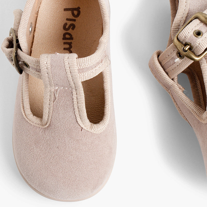 Pepitos Terciopelo Hebilla Beige