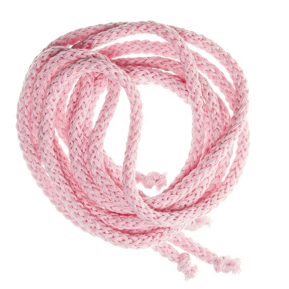 Cordon Algodón Para Lazo Personalizado Rosa Pastel