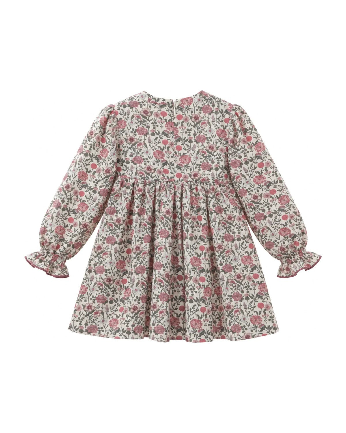 Vestido Infantil Aurora Buganvilla - vista trasera