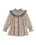 Vestido Infantil Camelia Náutico - vista delantera