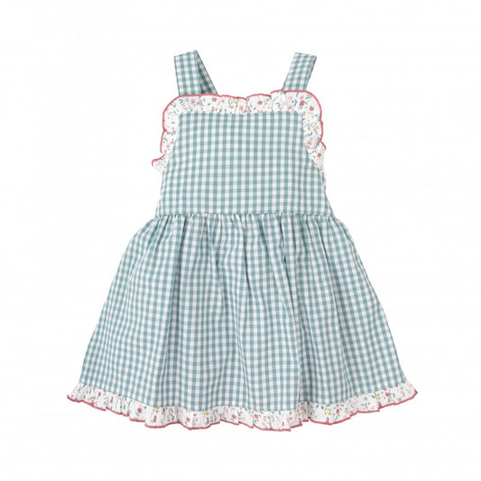 Vestido de Cuadros con Tirantes Brisa