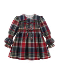 Vestido Infantil Pascua Musgo - vista delantera