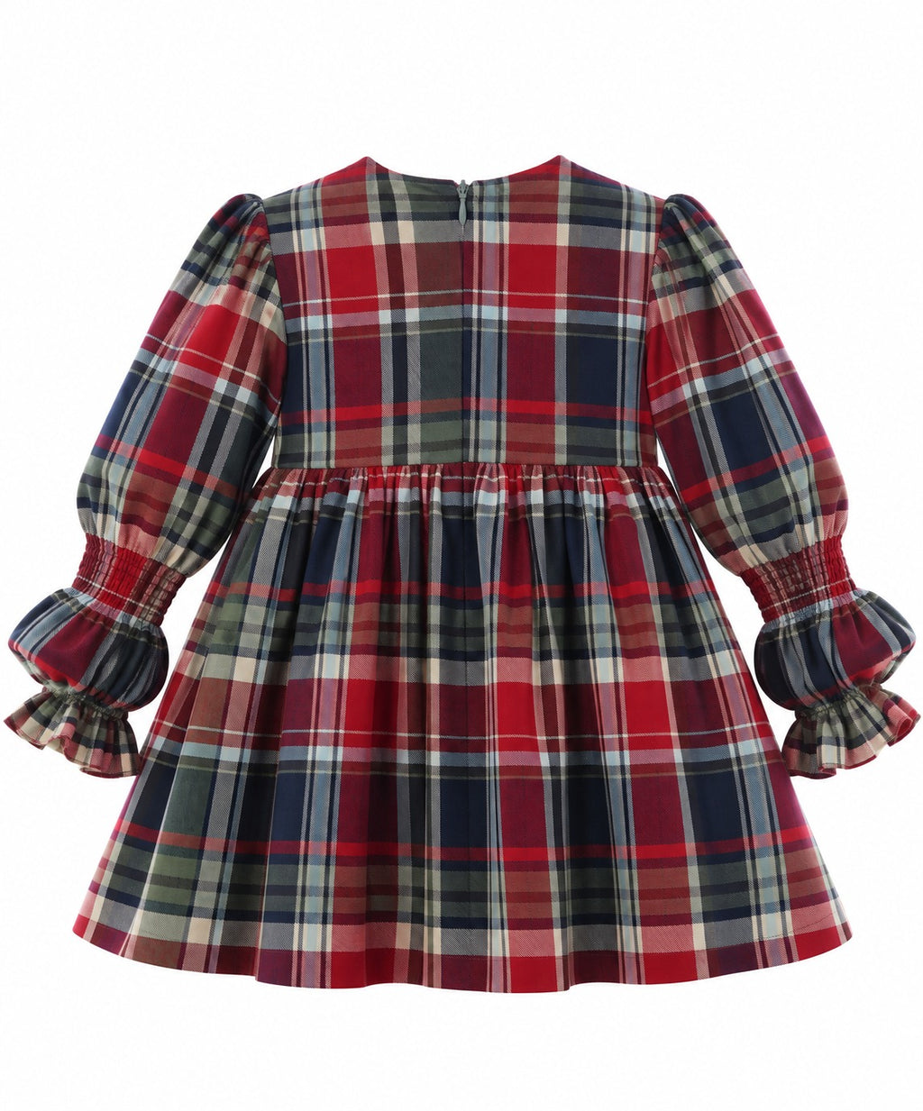 Vestido Infantil Pascua Musgo - vista trasera