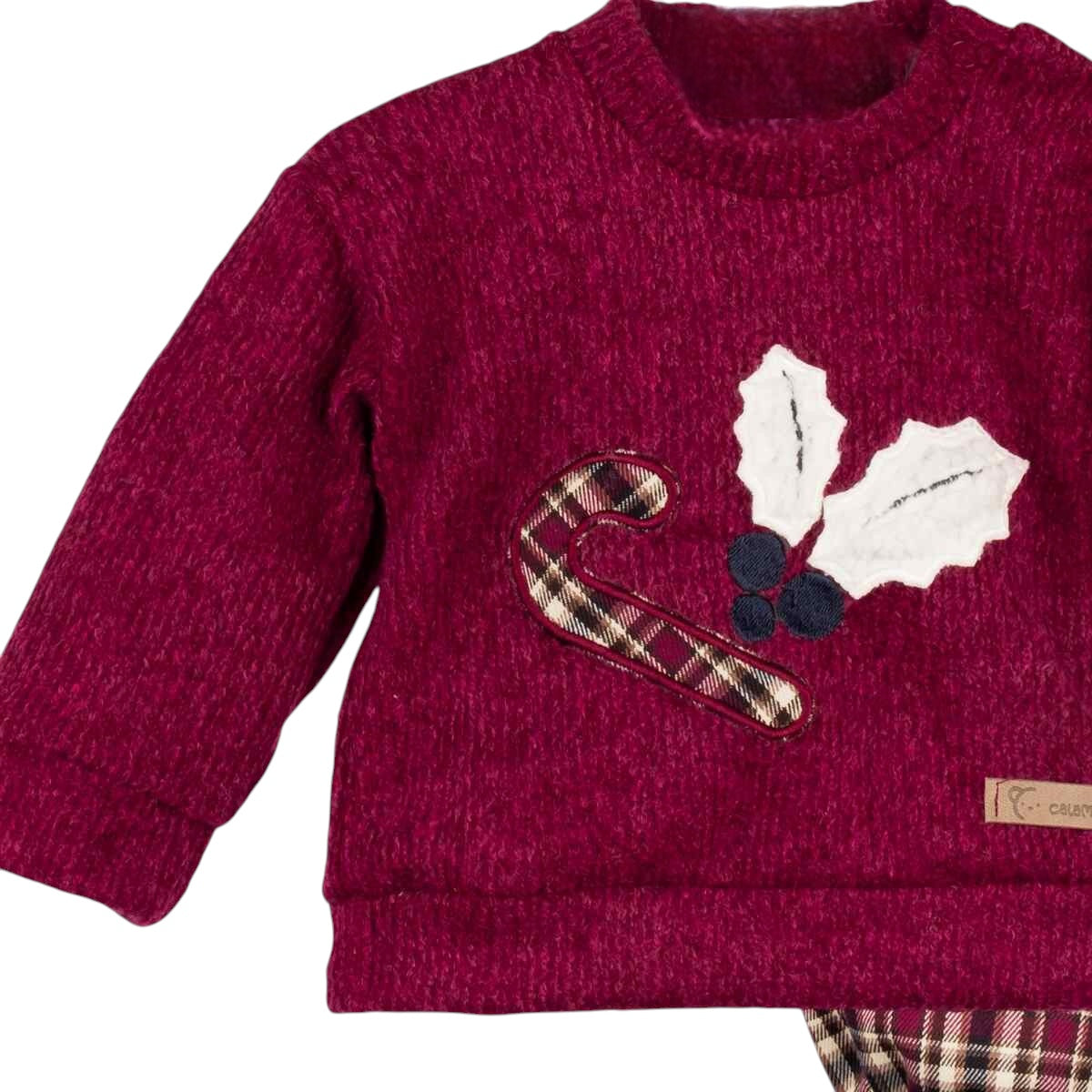 Conjunto de Sweater con Bermuda a Cuadros