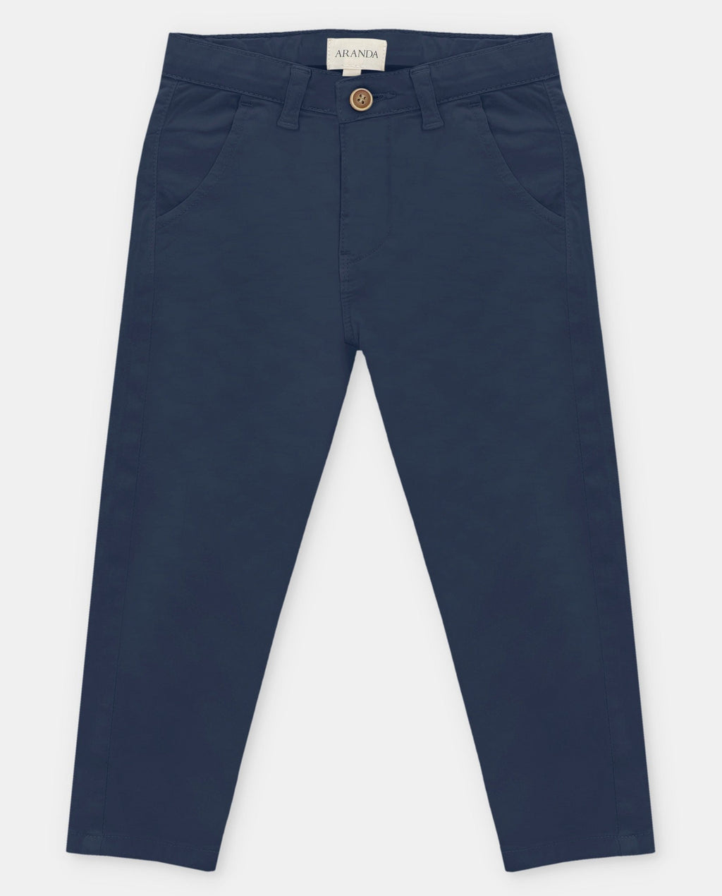 Pantalon Chino Sarga Marino Coleccion Caravia