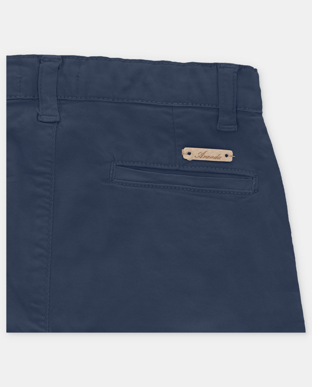 Pantalon Chino Sarga Marino Coleccion Caravia