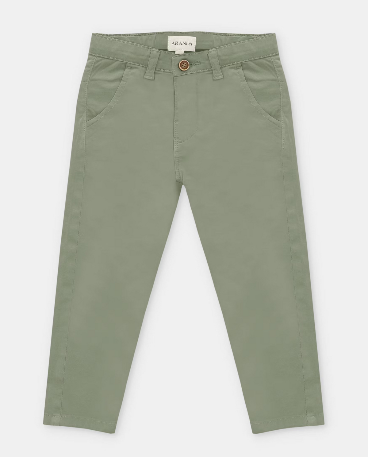 Pantalon Chino Sarga Khaki Coleccion Caravia