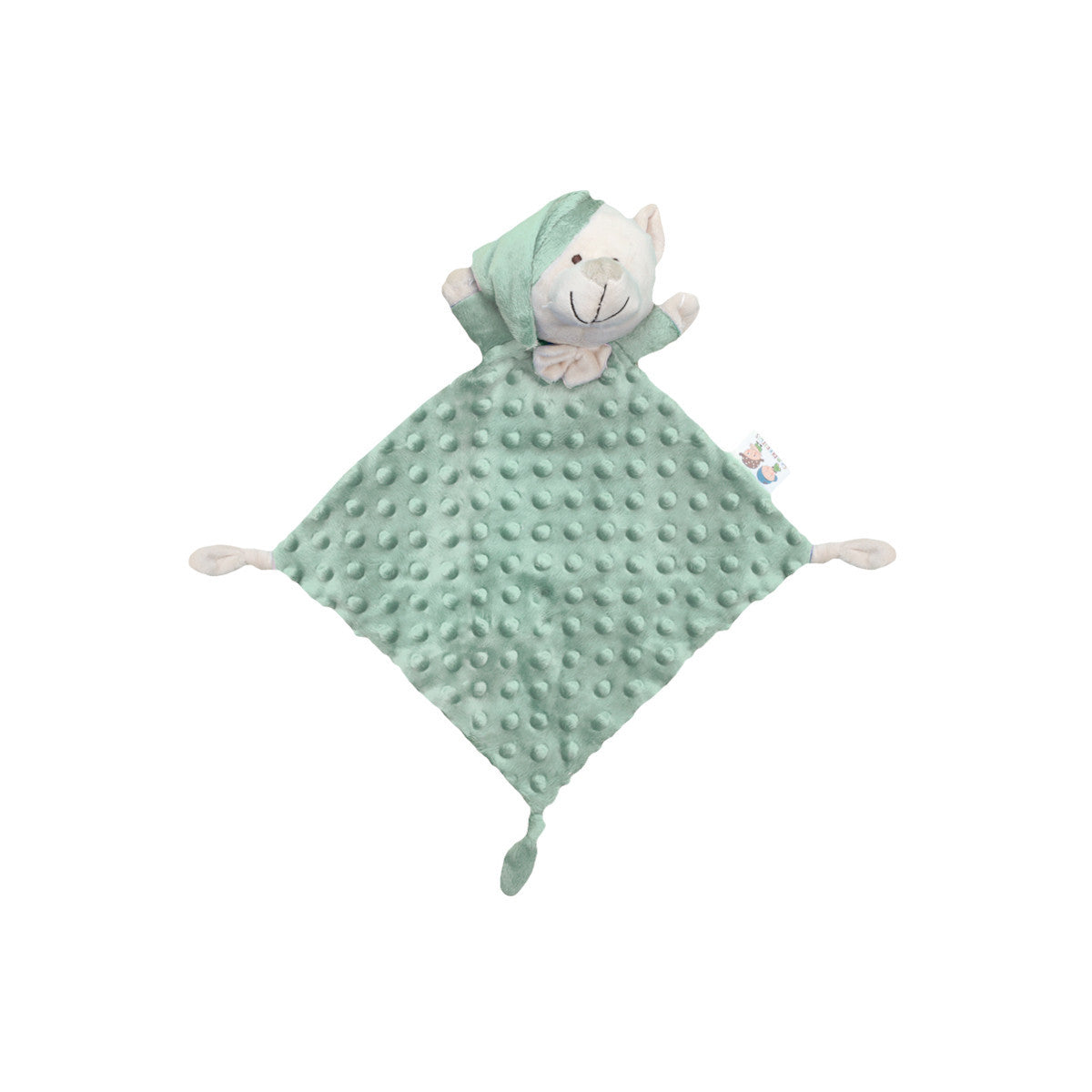 Manta Extra Suave con Osito Verde Empolvado
